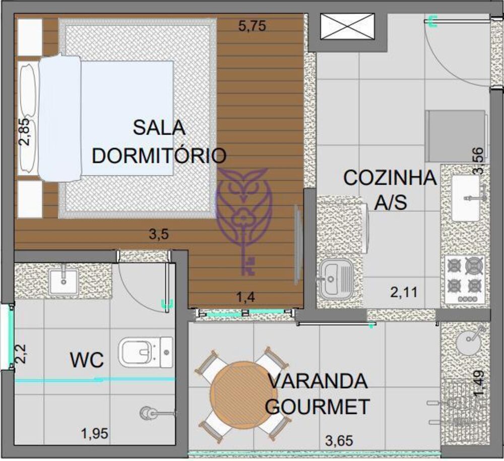 Cobertura, 3 quartos, 150 m² - Foto 9