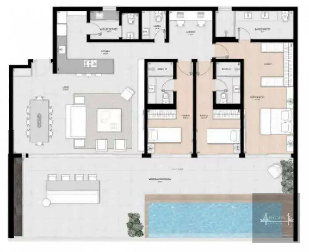 Apartamento, 3 quartos, 231 m² - Foto 4