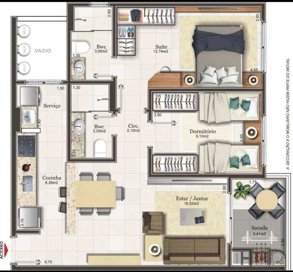Apartamento, 2 quartos, 71 m² - Foto 8