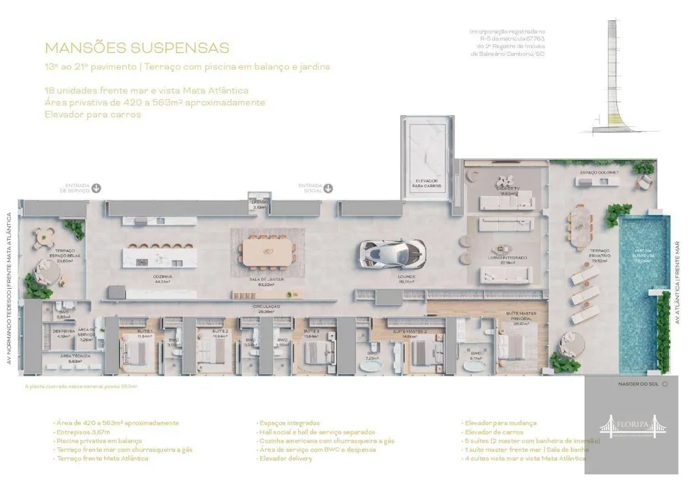 Apartamento, 5 quartos, 563 m² - Foto 1