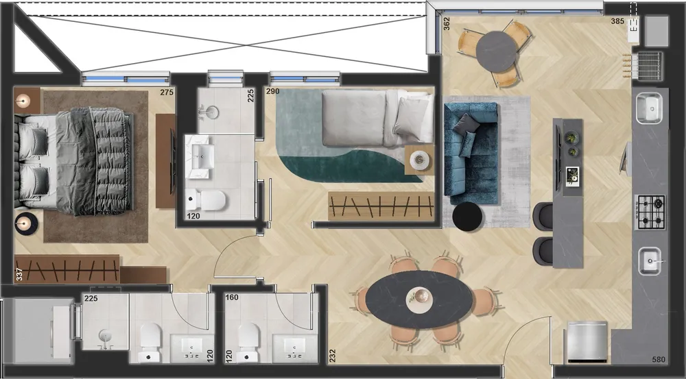 Apartamento, 2 quartos, 64 m² - Foto 14