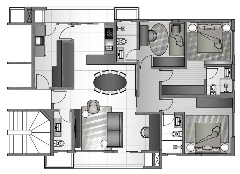 Apartamento, 3 quartos, 116 m² - Foto 10
