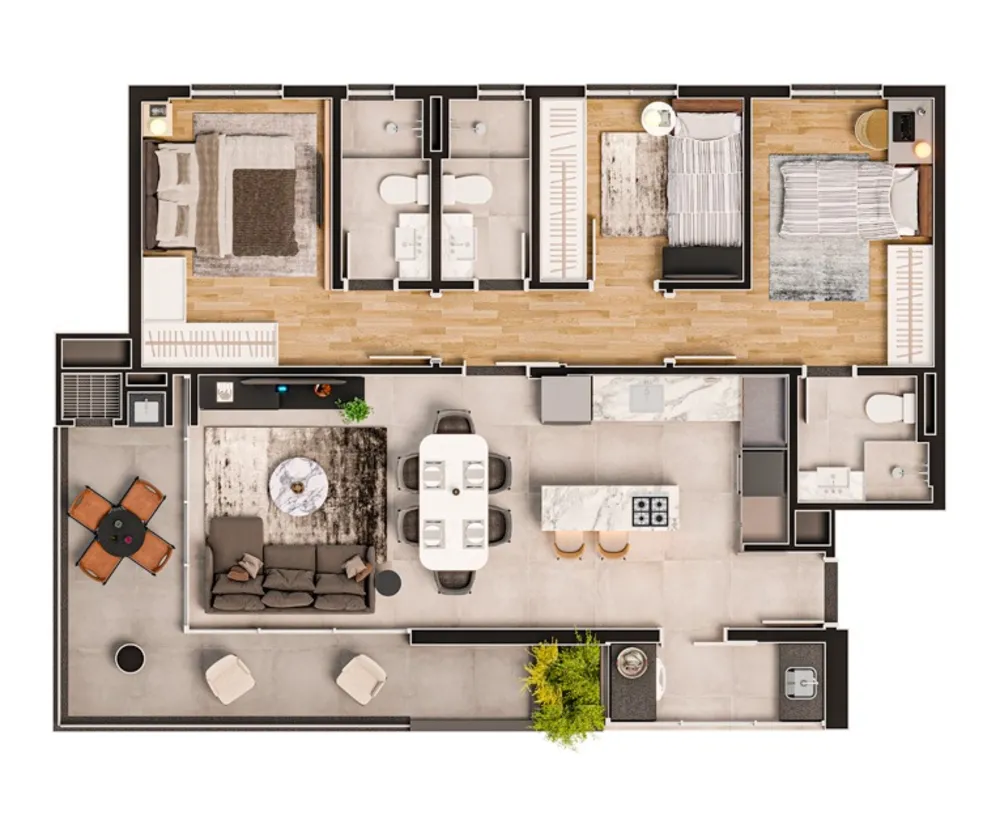 Apartamento, 3 quartos, 99 m² - Foto 6