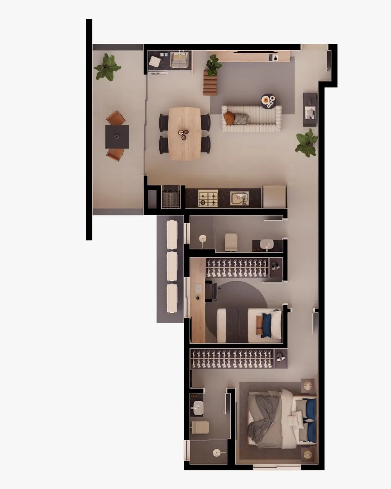 Apartamento, 2 quartos, 66 m² - Foto 10