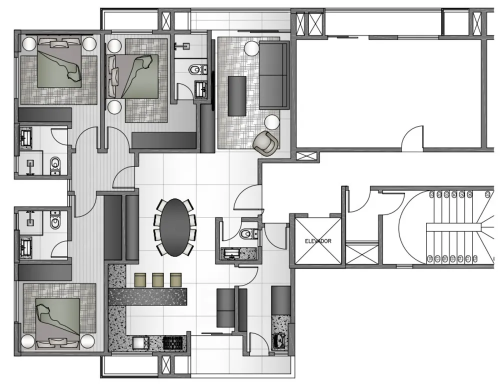Apartamento, 3 quartos, 126 m² - Foto 9