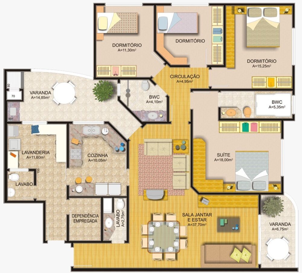 Apartamento, 4 quartos, 165 m² - Foto 2