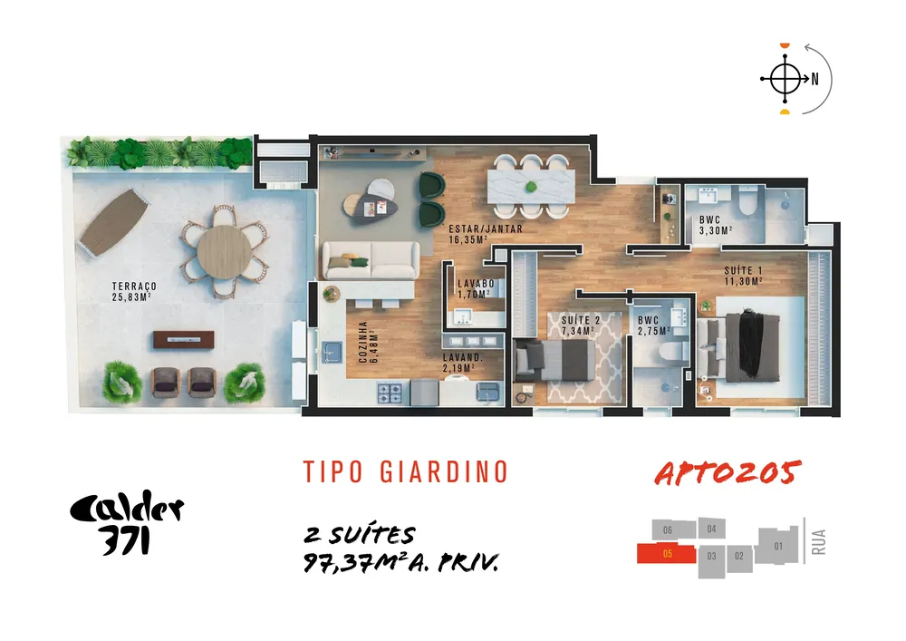 Apartamento, 2 quartos, 97 m² - Foto 10