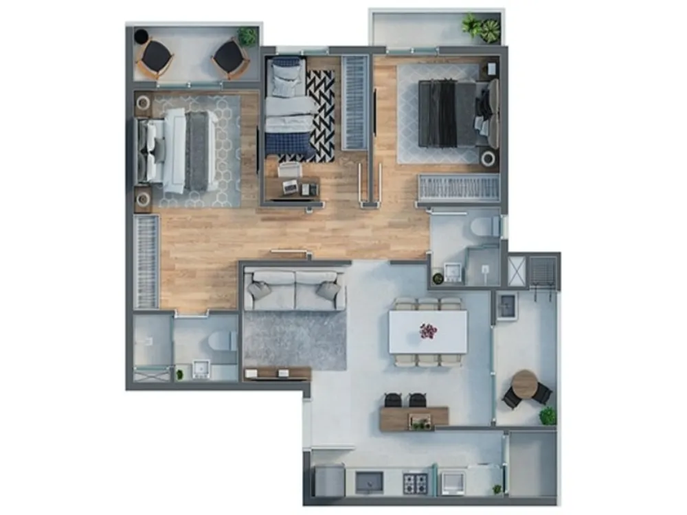 Apartamento, 3 quartos, 86 m² - Foto 13