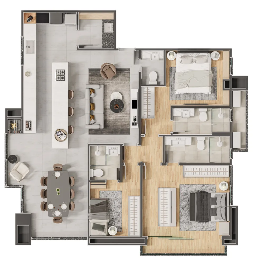 Cobertura, 3 quartos, 119 m² - Foto 5