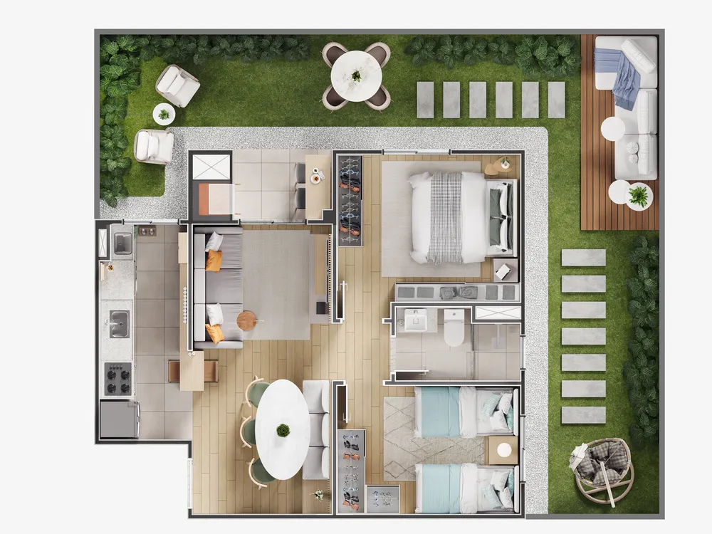 Apartamento, 2 quartos, 85 m² - Foto 11