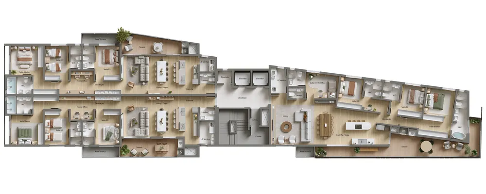 Apartamento, 4 quartos, 197 m² - Foto 3