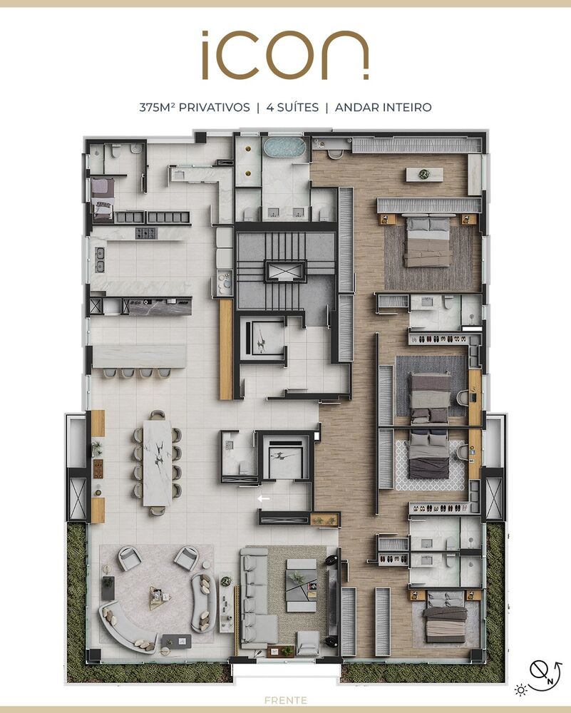 Apartamento, 4 quartos, 375 m² - Foto 4