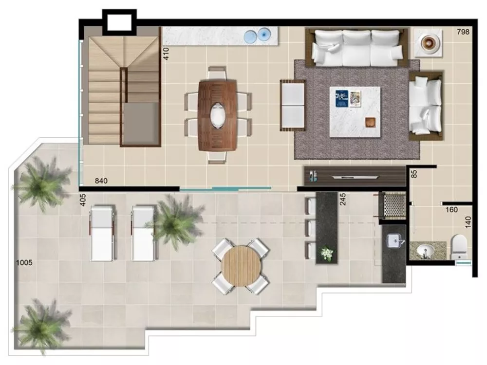 Cobertura à venda com 3 quartos, 173m² - Foto 3