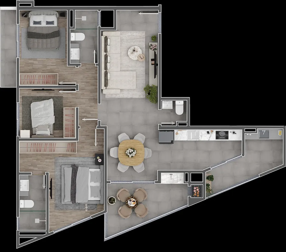 Apartamento, 3 quartos, 91 m² - Foto 7