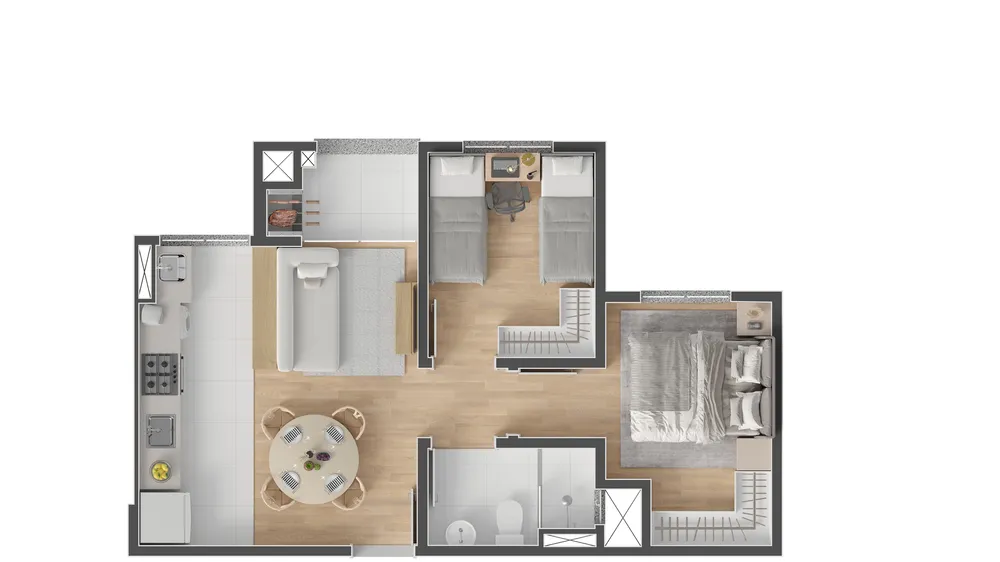 Apartamento, 2 quartos, 47 m² - Foto 13