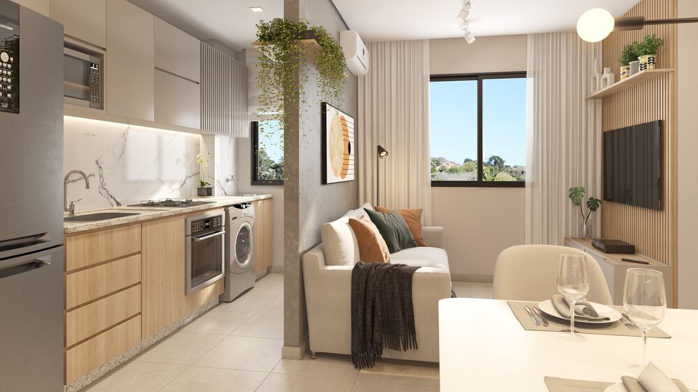 Apartamento à venda com 2 quartos, 43m² - Foto 4