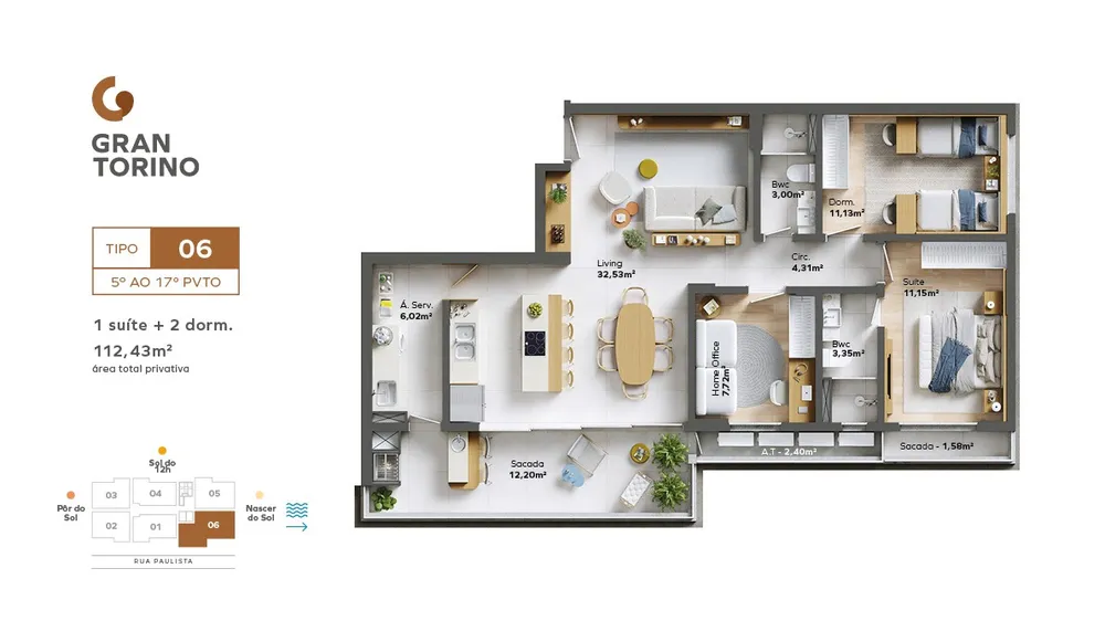 Apartamento, 3 quartos, 112 m² - Foto 10