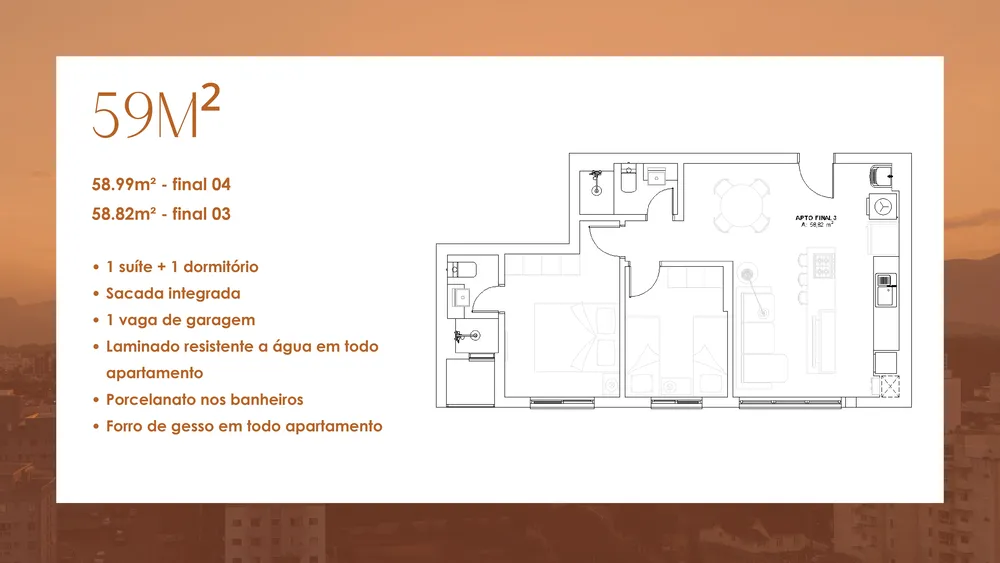 Apartamento, 2 quartos, 58 m² - Foto 15