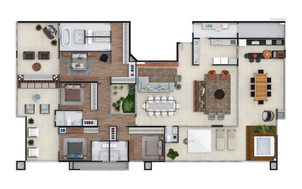 Cobertura, 4 quartos, 347 m² - Foto 7