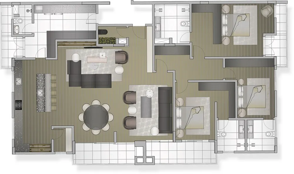 Apartamento, 3 quartos, 216 m² - Foto 16