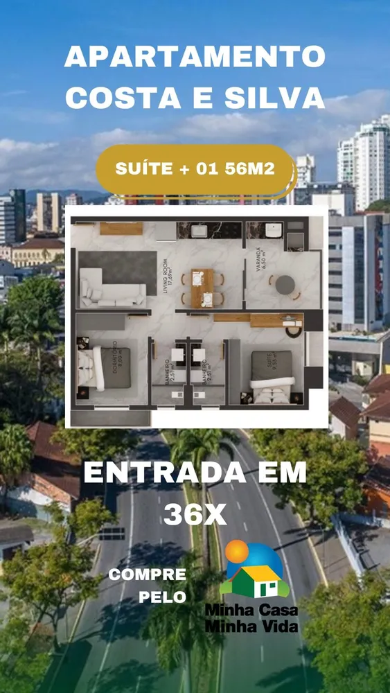 Apartamento, 2 quartos, 56 m² - Foto 9