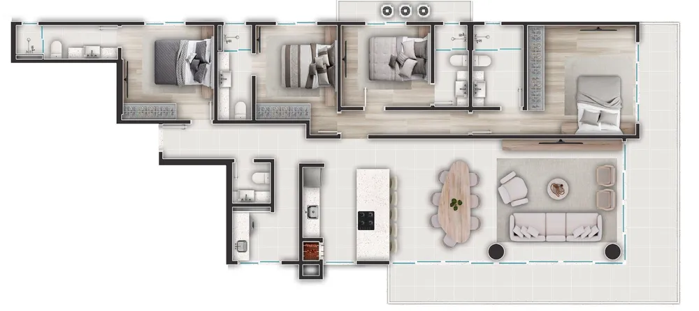 Apartamento, 3 quartos, 135 m² - Foto 14