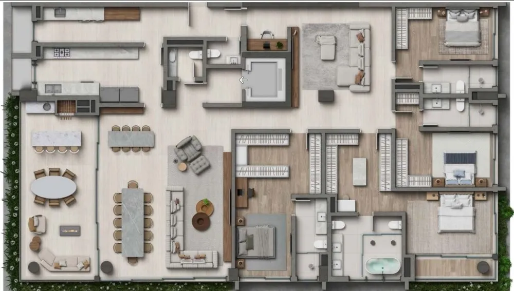 Apartamento, 4 quartos, 363 m² - Foto 3