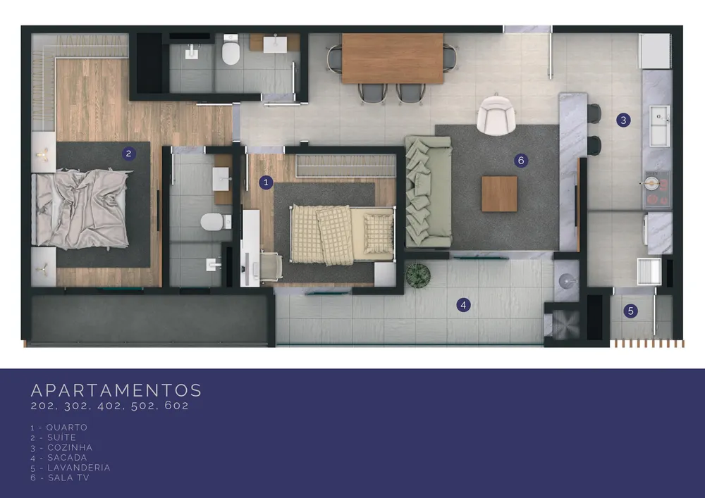 Apartamento, 2 quartos, 76 m² - Foto 6