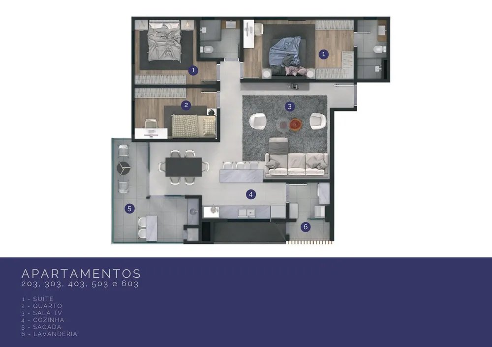 Apartamento, 3 quartos, 111 m² - Foto 5