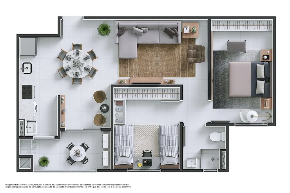Apartamento, 2 quartos, 67 m² - Foto 15