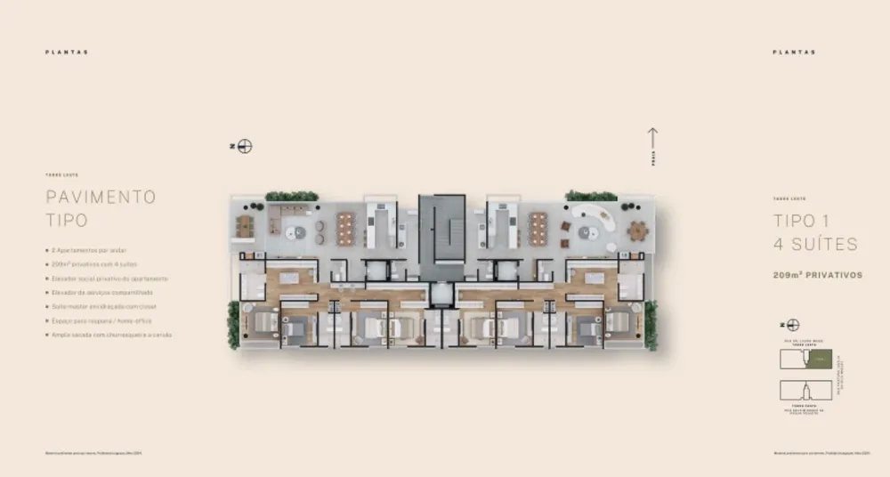 Apartamento, 4 quartos, 209 m² - Foto 9