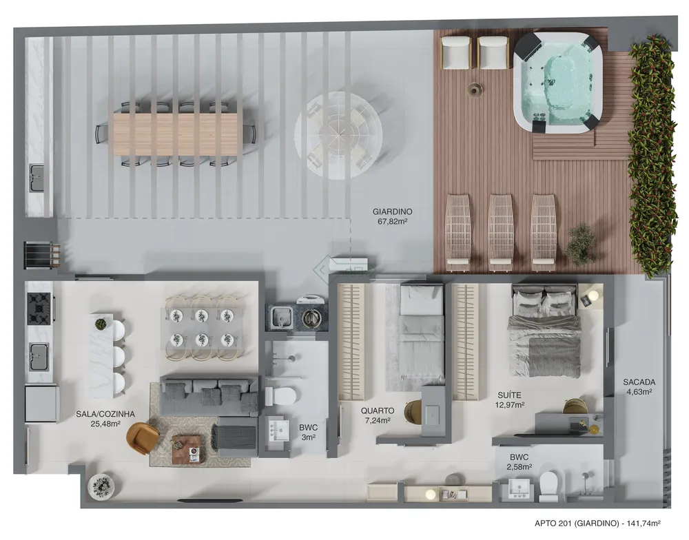 Apartamento, 2 quartos, 141 m² - Foto 11