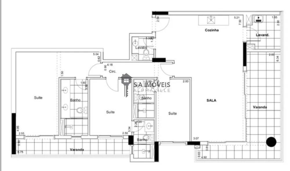 Apartamento, 3 quartos, 120 m² - Foto 1