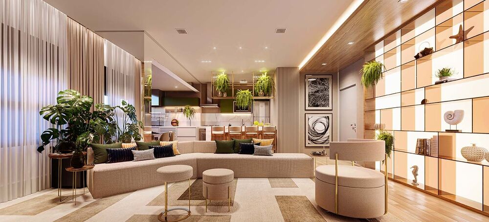 Apartamento, 2 quartos, 90 m² - Foto 1