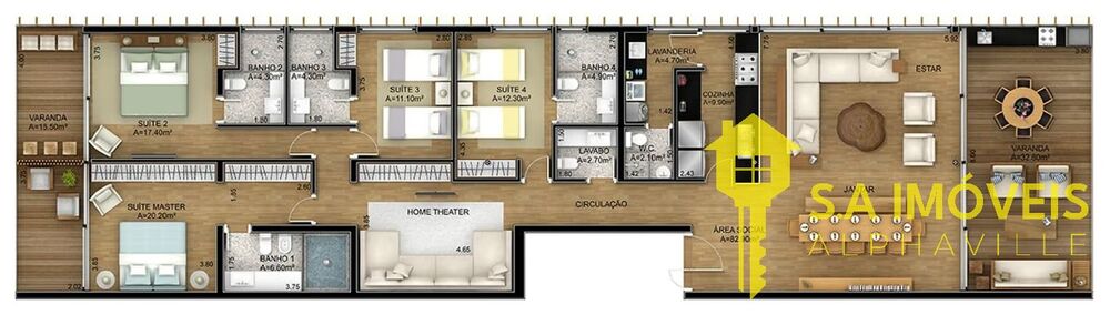 Apartamento, 4 quartos, 250 m² - Foto 32