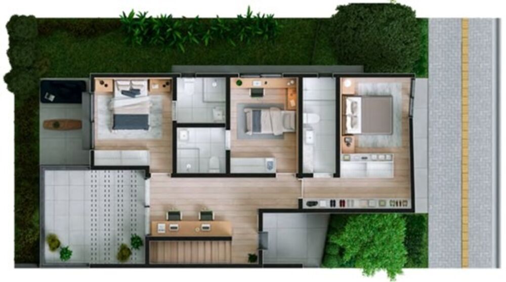 Casa de Condomínio, 3 quartos - Foto 6