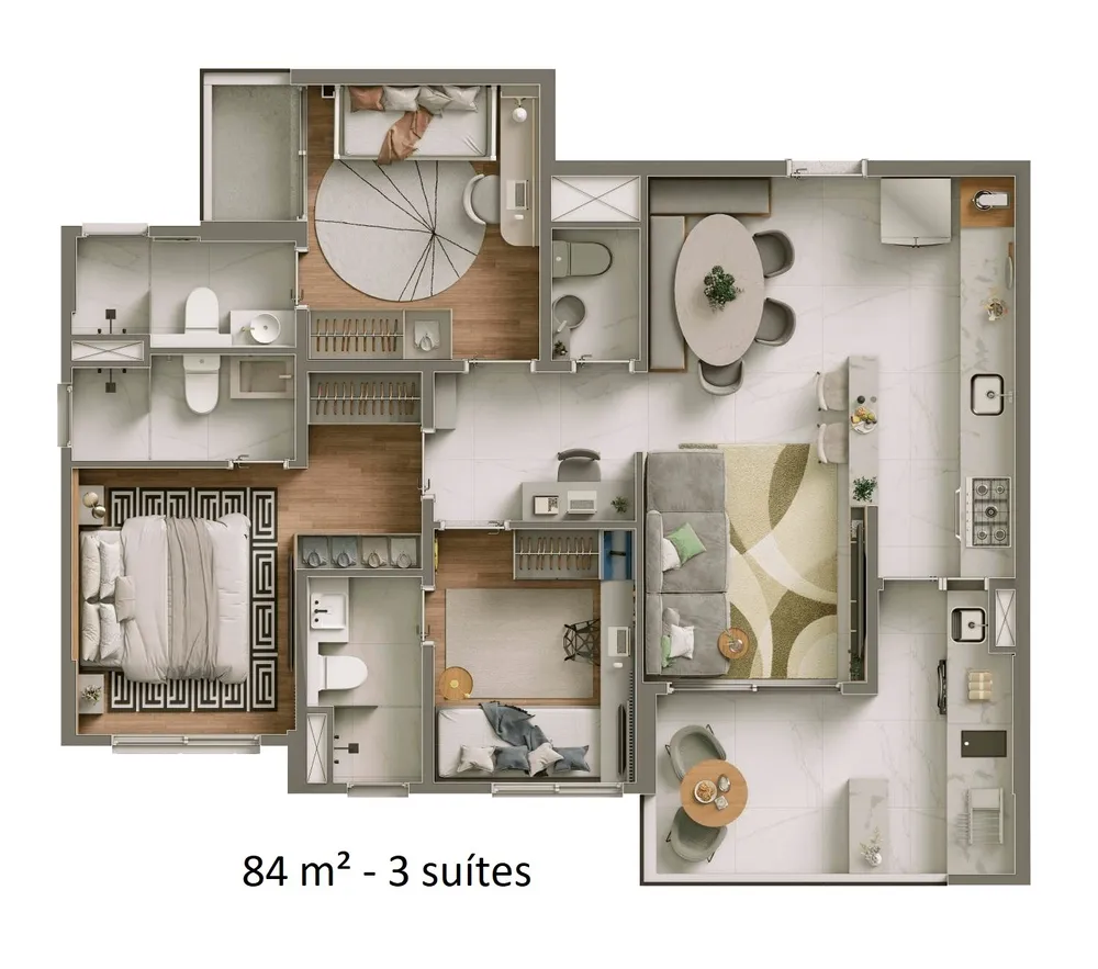 Apartamento, 2 quartos, 67 m² - Foto 11