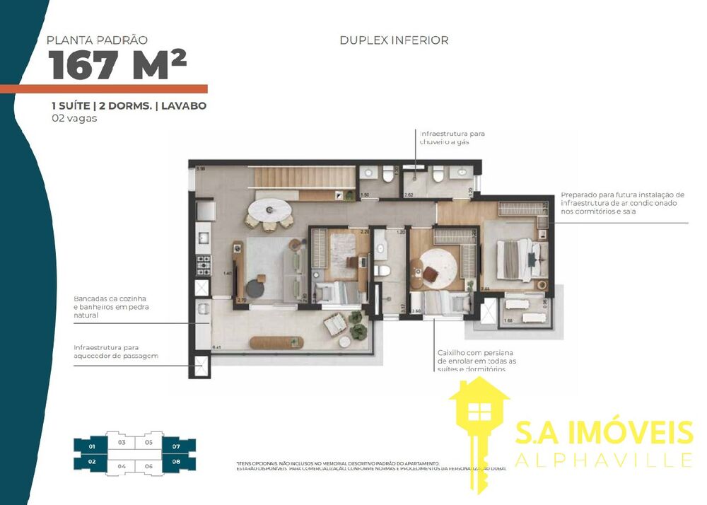 Apartamento, 3 quartos, 167 m² - Foto 3