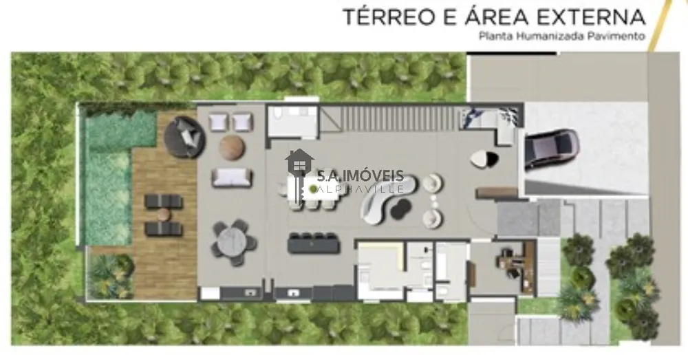 Casa de Condomínio, 4 quartos - Foto 3