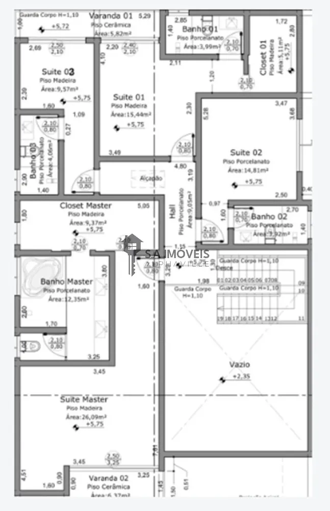 Casa de Condomínio, 4 quartos - Foto 7