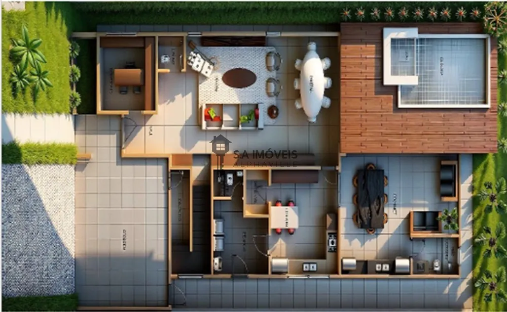 Casa de Condomínio, 4 quartos - Foto 2