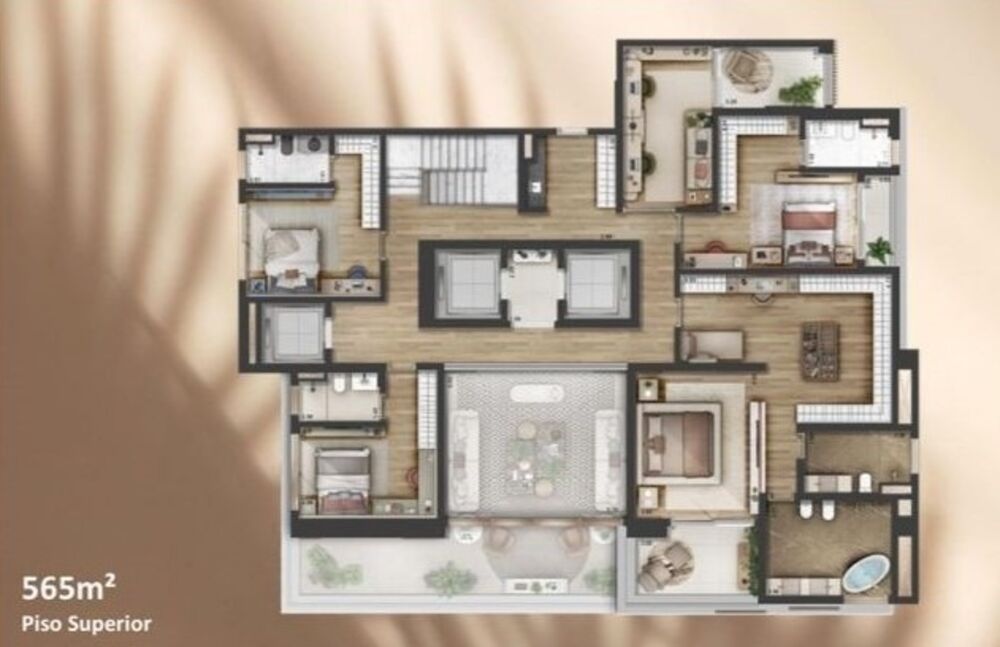 Apartamento, 4 quartos, 565 m² - Foto 3