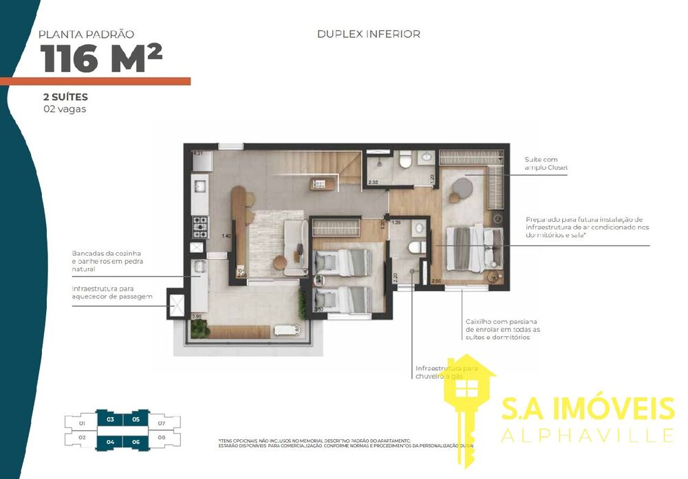 Apartamento, 2 quartos, 116 m² - Foto 6