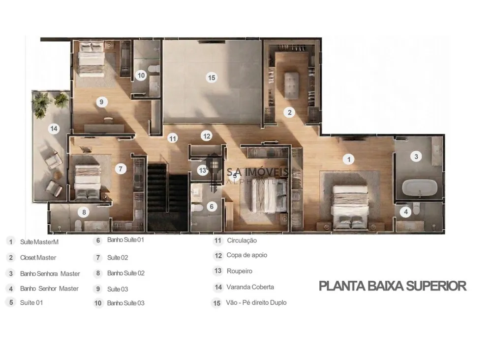 Casa de Condomínio, 4 quartos - Foto 8