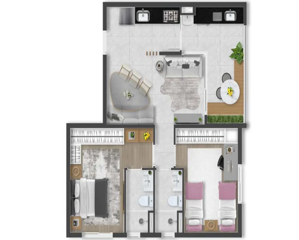 Apartamento, 2 quartos, 78 m² - Foto 4
