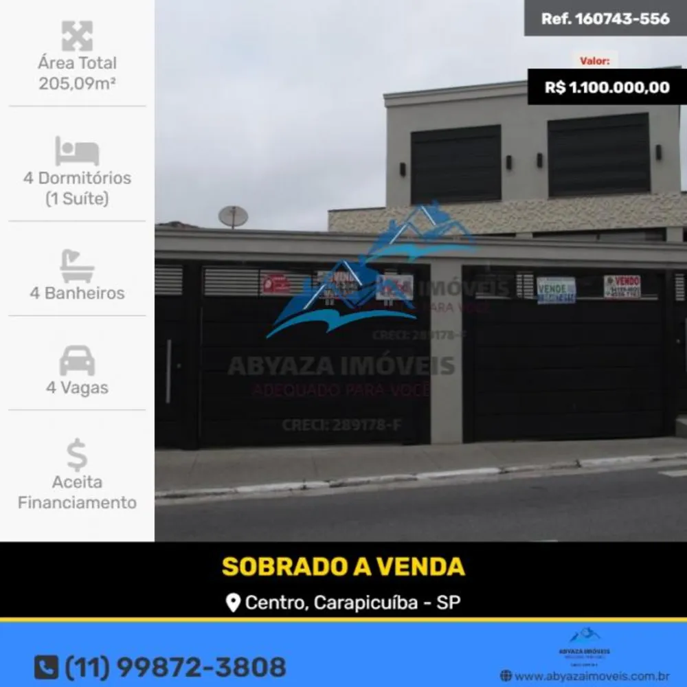 Sobrado, 4 quartos, 205 m² - Foto 1