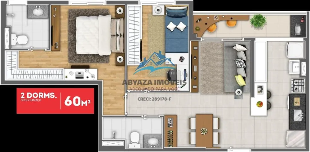 Apartamento, 2 quartos, 60 m² - Foto 11