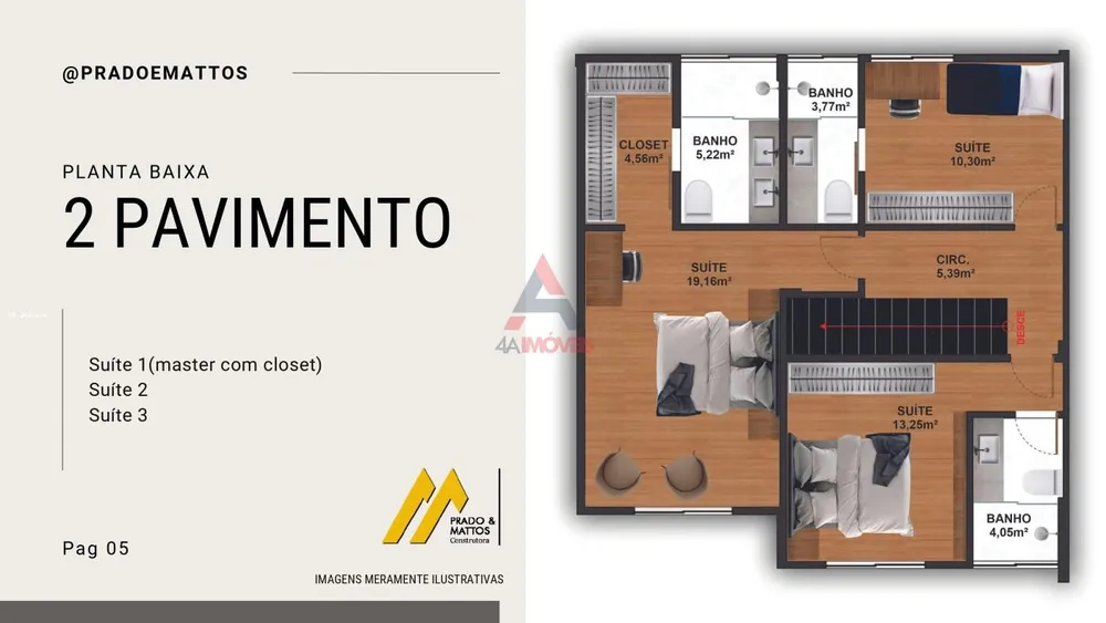 Casa, 3 quartos - Foto 2