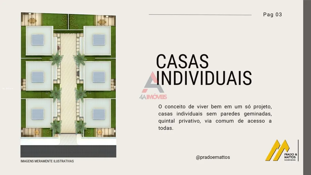 Casa, 3 quartos - Foto 1