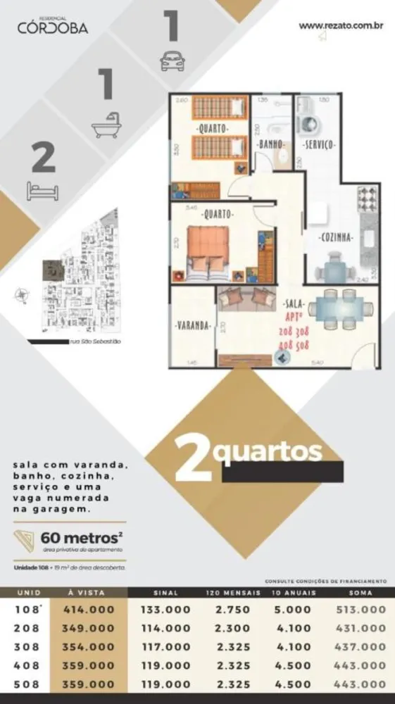 Apartamento, 2 quartos, 69 m² - Foto 10